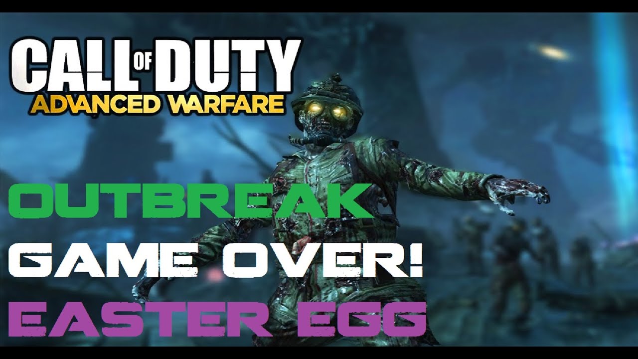 GAME OVER ACHIEVEMENT! OUTBREAK EASTER EGG! (Call of Duty: Advanced Warfare)
