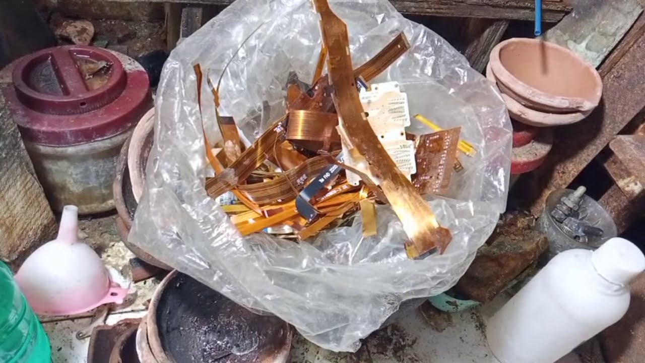 Memisahkan Emas Dari Limbah Elektronik (Fleksibel) ❗Separating Gold From Electronic Waste (Flexible)