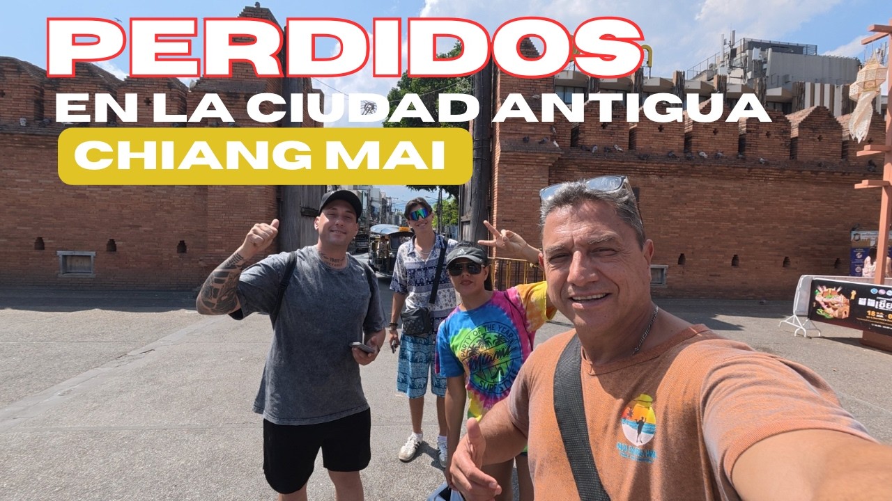 Perdidos en la Ciudad Antigua de Chiang Mai 🇹🇭 Templos, cafés y la puerta amurallada , Tailandia