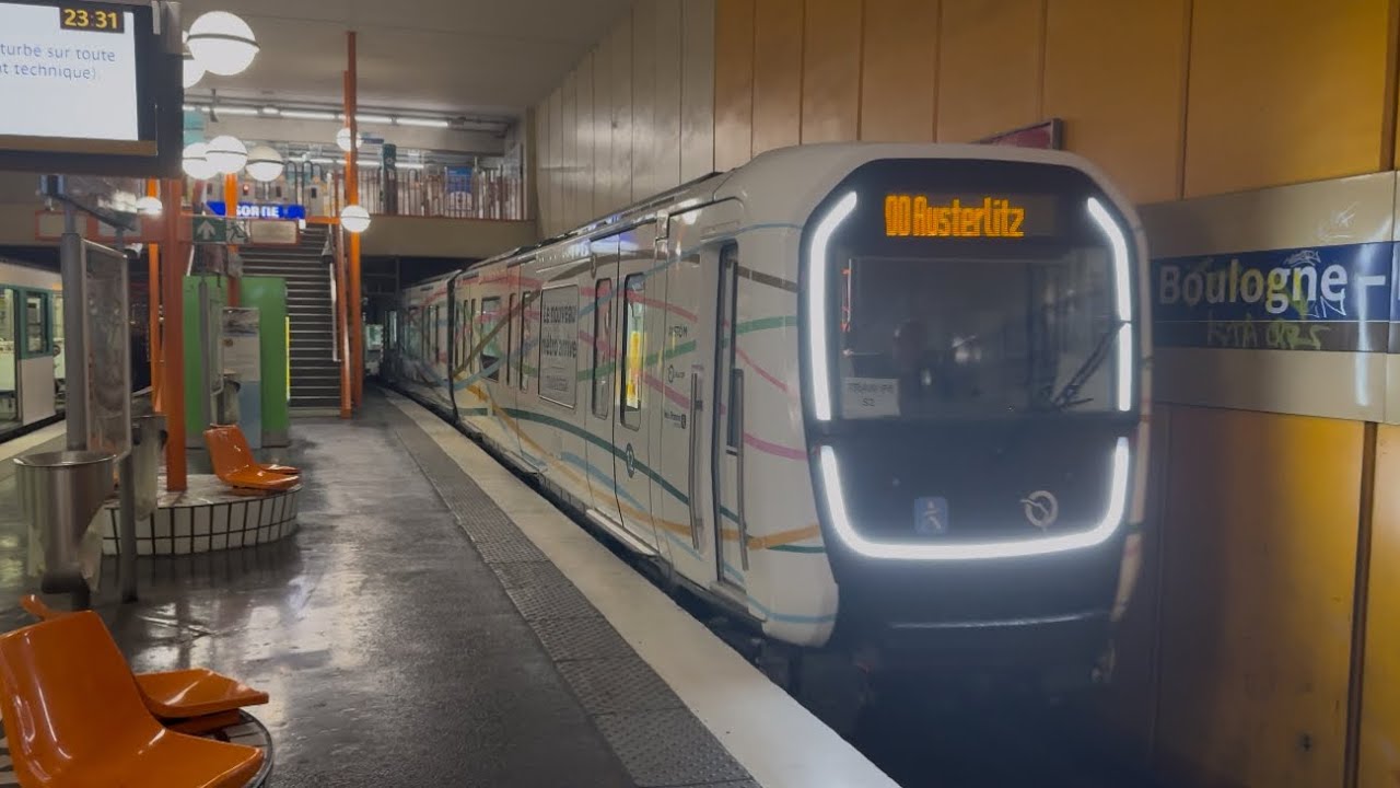 M10 - MF19 en essai à [ Boulogne Pont de Saint-Cloud ] 17/07/2025