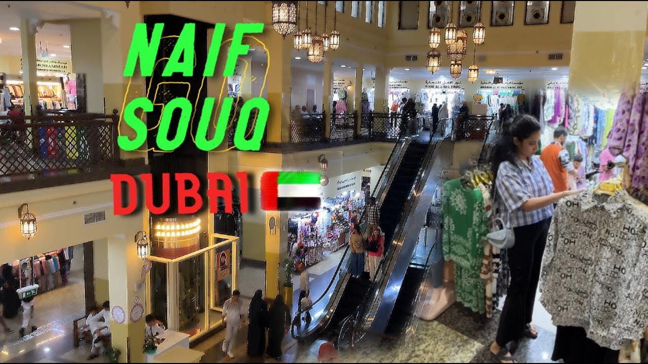 Hidden Gems of Dubai’s Old Market | Naif Souq Walk in 4K | Cheap Abayas, Perfumes, Souvenirs & More