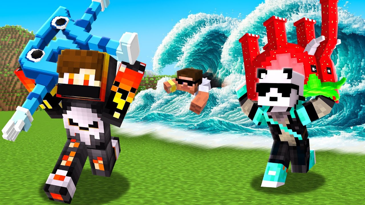 I Tried To Escape TSUNAMI For BRAINROTS In Minecraft!!