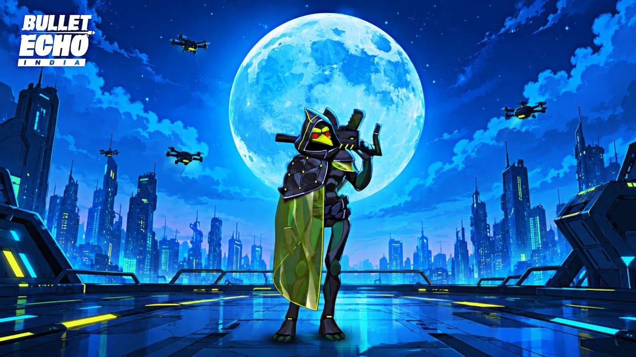 LUNAR RAVEN SKIN AND DIVINE GAMEPLAY IN BULLET ECHO INDIA