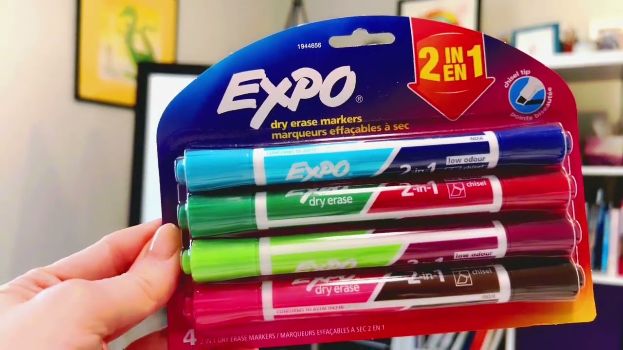 Whiteboard Creative Brainstorming with Dry Erase Markers