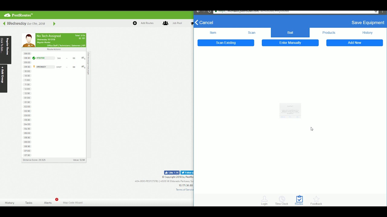 PestRoutes Persistent Bait Integration with Sentricon