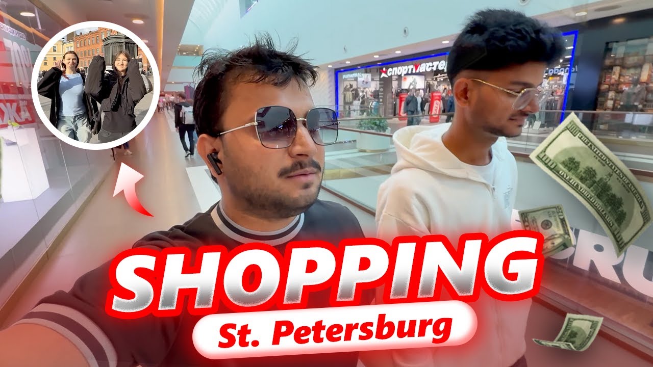 Shopping Vlog in Saint Petersburg Mall  | MBBS in Russia 2025 | Cost of Clothes and More