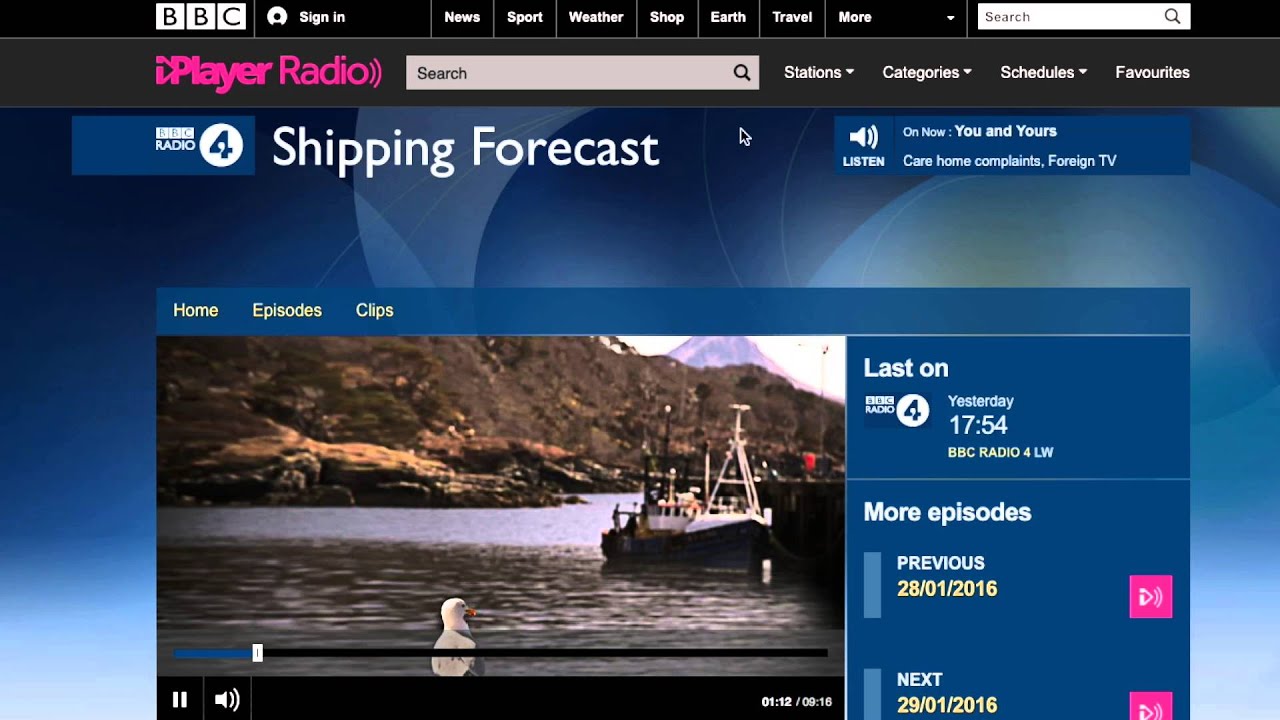 Shipping Forecast BBC. Inglés Capitán de Yate Online