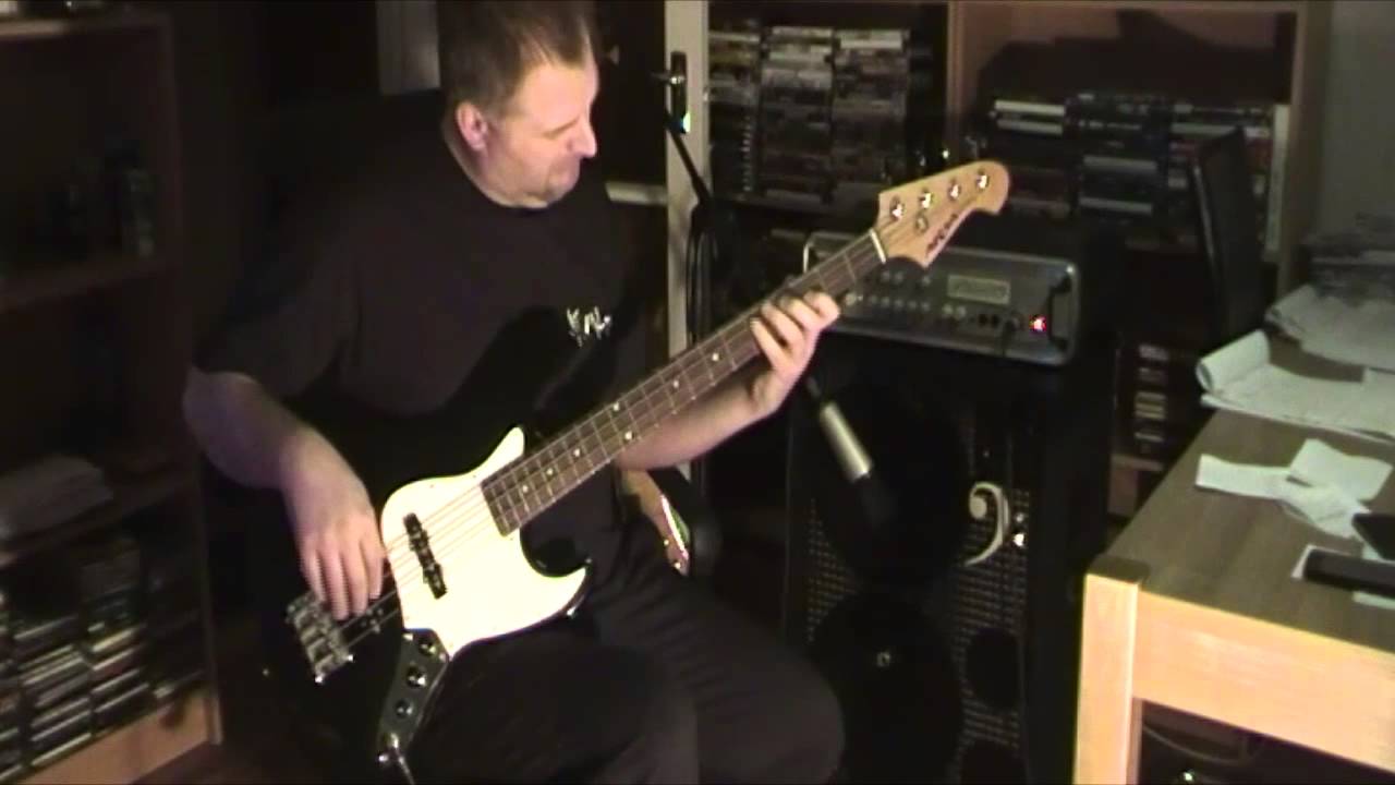 ARIA STB Jazz Bass with Prolude BHV 400 & 212 bass cab, line&mic signal