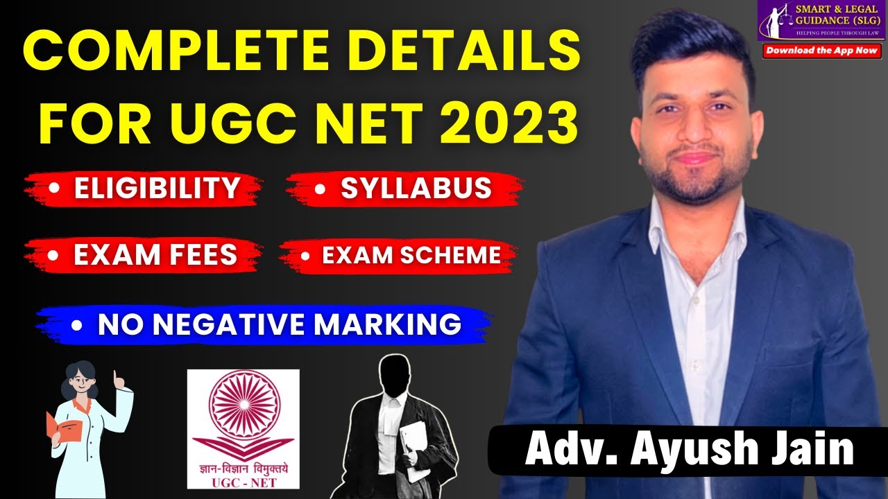 UGC NET (LAW) *Complete Details* | Official Updates 2023 - 2024 | Smart & Legal Guidance