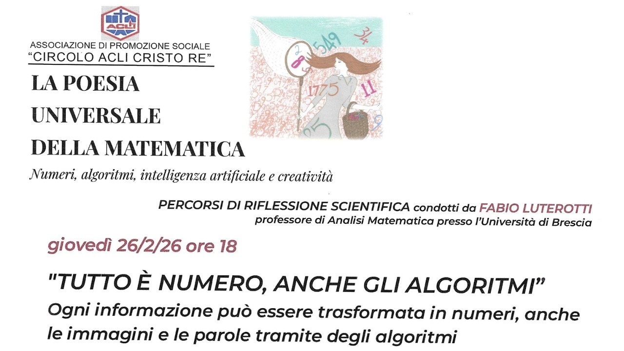 Tutto è numero, anche gli algoritmi