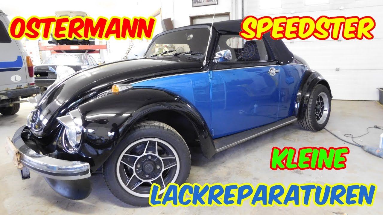 VW Käfer Ostermann Speedster / Oldtimer / zwei kleine Lackschäden werden mit smart repair behoben