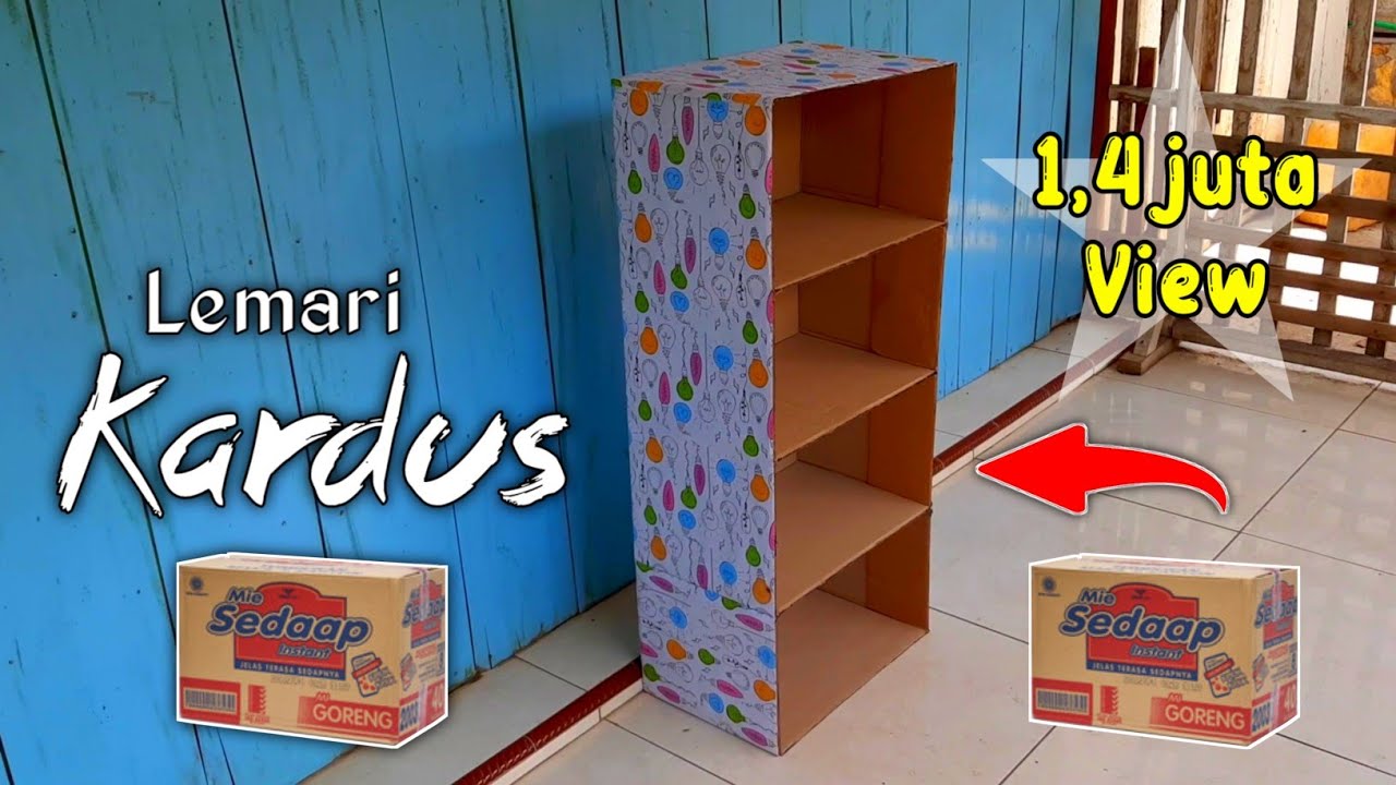 Cara Membuat Lemari dari Kardus