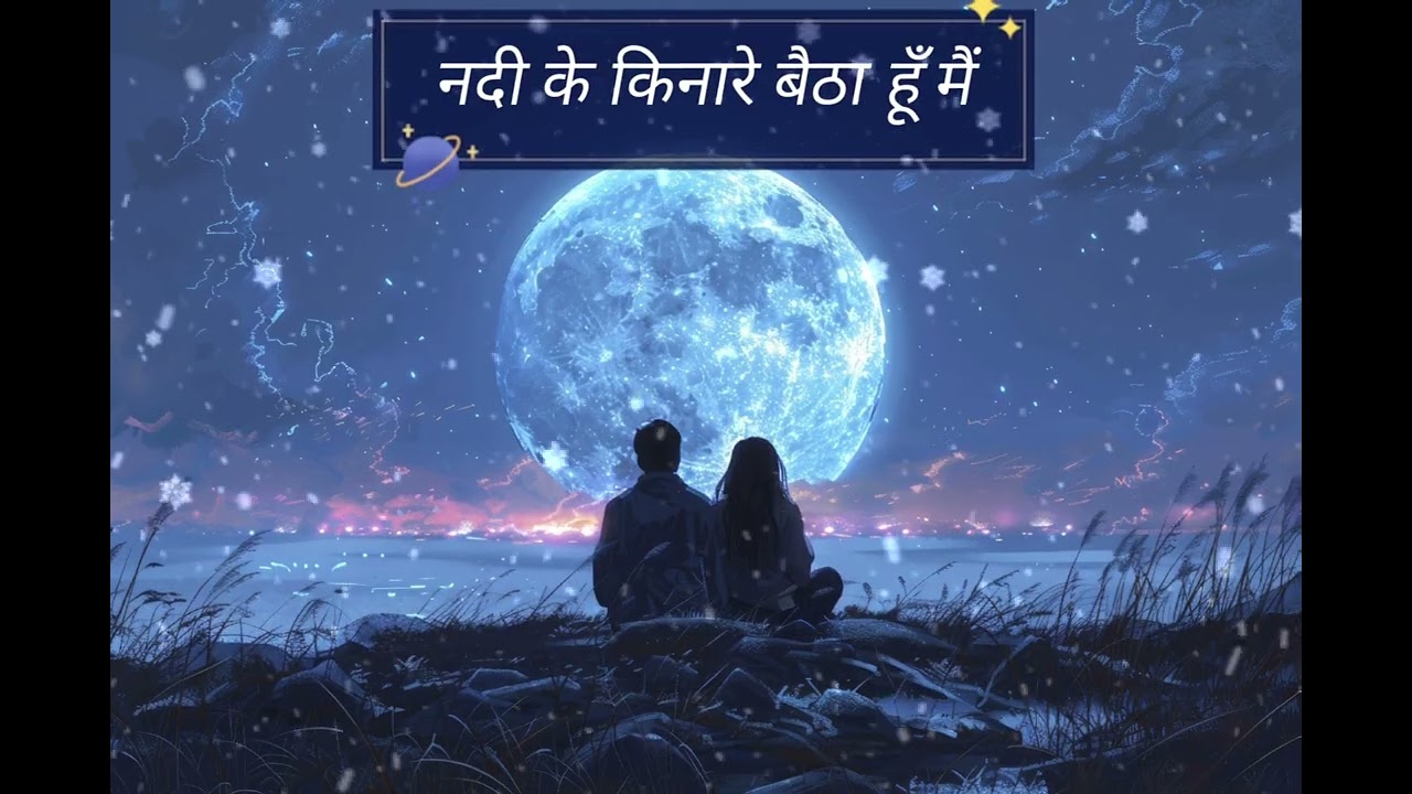 नदी के किनारे बैठा हूँ मैं, तेरी यादों का साया साथ है,#NadiKeKinare#HindiLofi#RomanticSong#LoveSong
