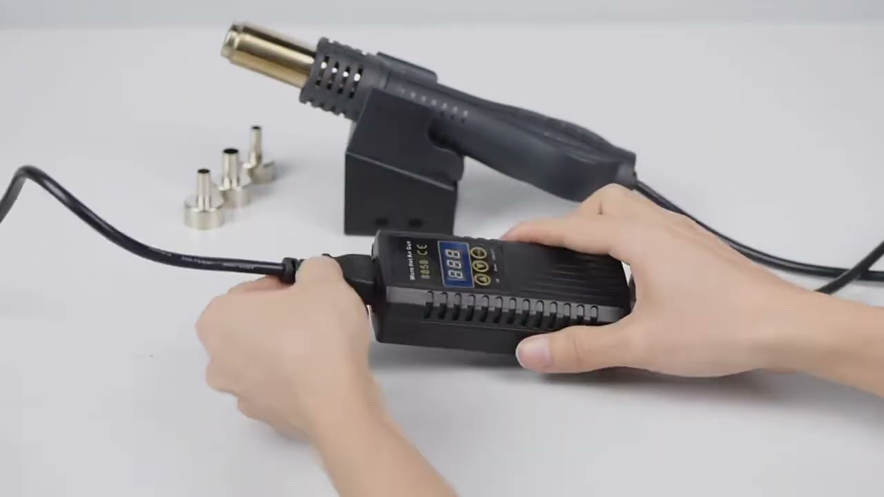 JCD 750W pistola de calor pantalla Digital Micro Estación de soldadura d