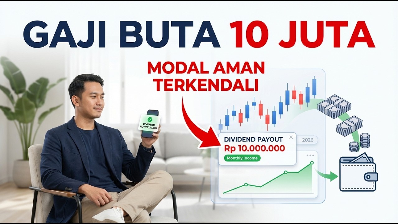 PASSIVE INCOME: CARA KONSISTEN DAPAT 10 JUTA PER BULAN DARI DIVIDEN SAHAM TANPA KERJA KERAS!