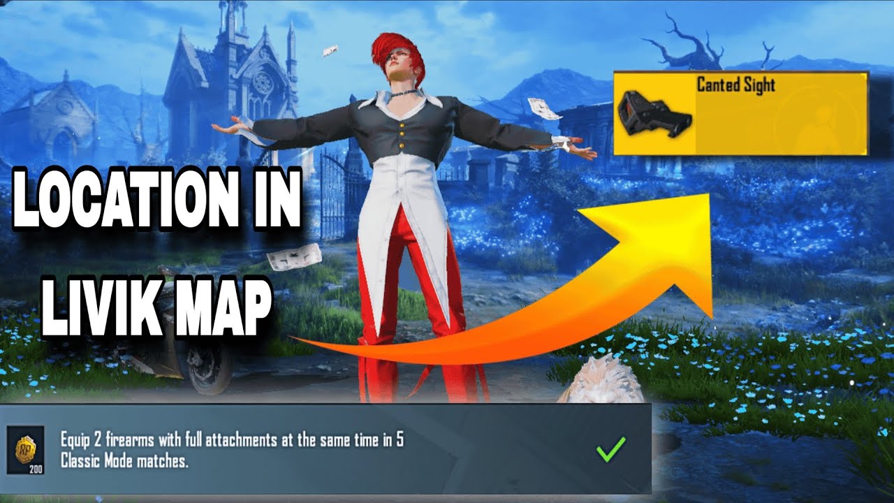 Canted Sight Scop location in livik map