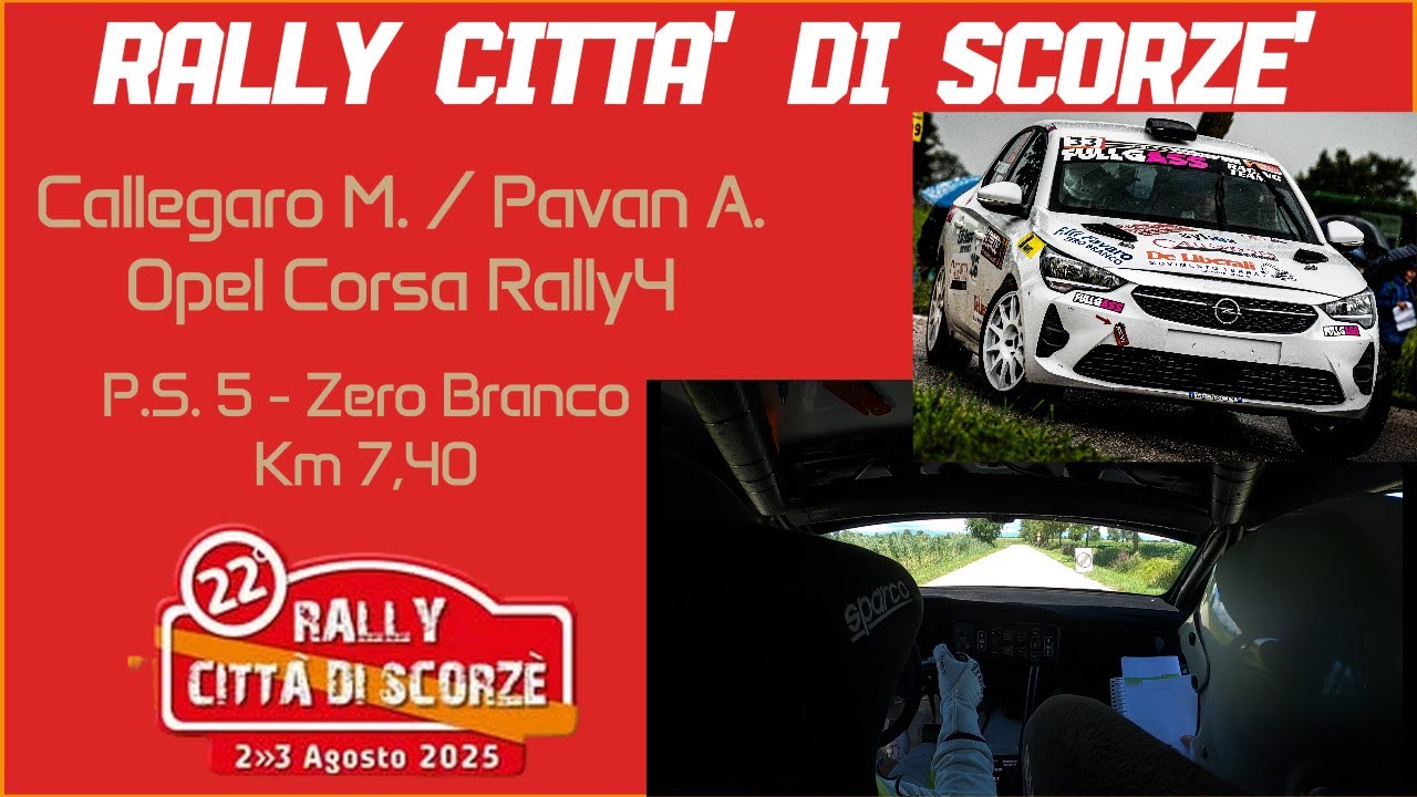 Callegaro-Pavan @ Rally Città di Scorzè 2025 - PS5 "Zero Branco"