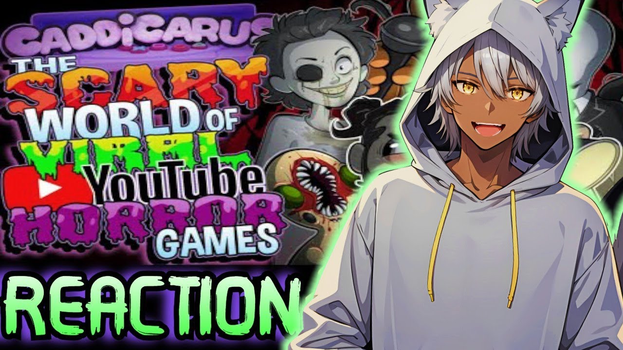 Scary World of Viral YouTube Horror Games | Sleepy Reacts to Caddicarus