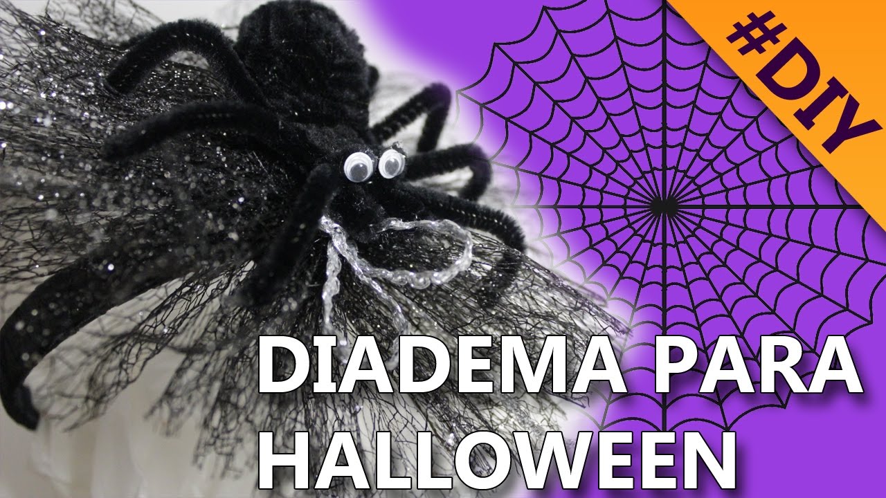 COMO HACER UNA DIADEMA PARA HALLOWEEN | Manualidades halloween 2021