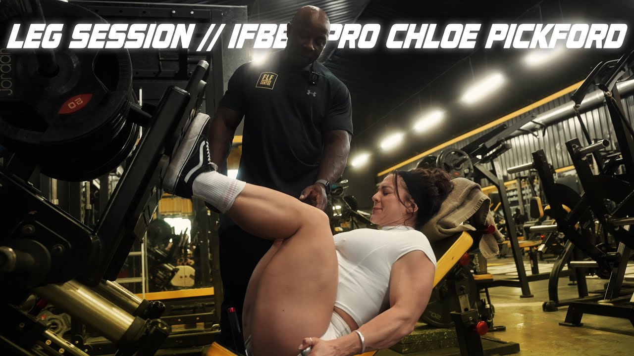 Leg Session With IFBB PRO Chloe Pickford // IFBB PRO Oscar Young