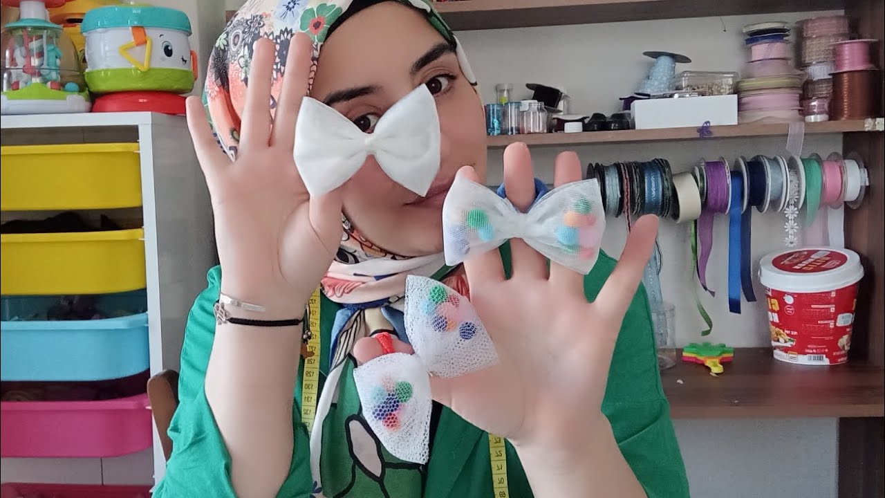 kullanılmayan tüller/ponponlu toka/tül toka