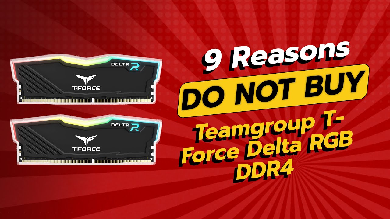 TEAMGROUP T-Force Delta RGB DDR4 | 9 причин НЕ покупать! 🔥💻