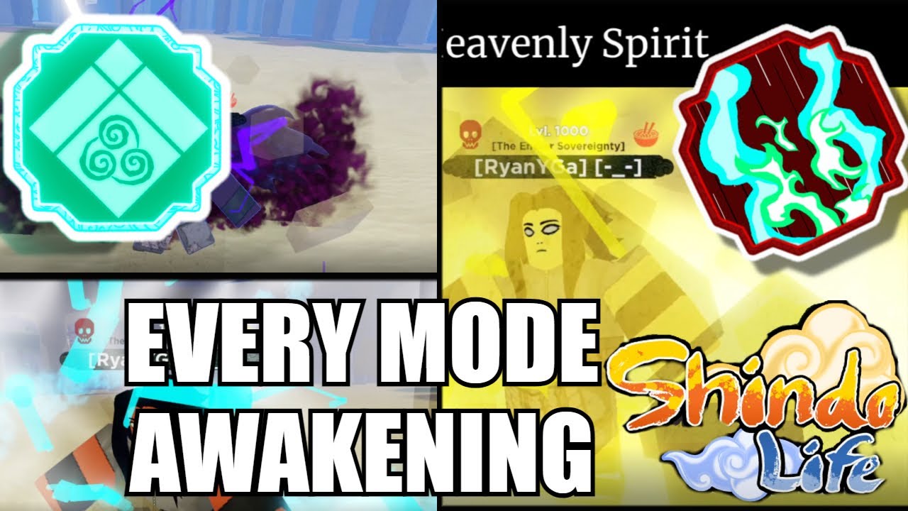 Every Mode Awakening in Shindo Life