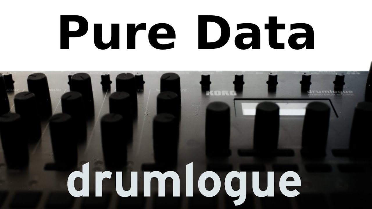 Pure Data Powered drumlogue: Custom Sounds & Effects