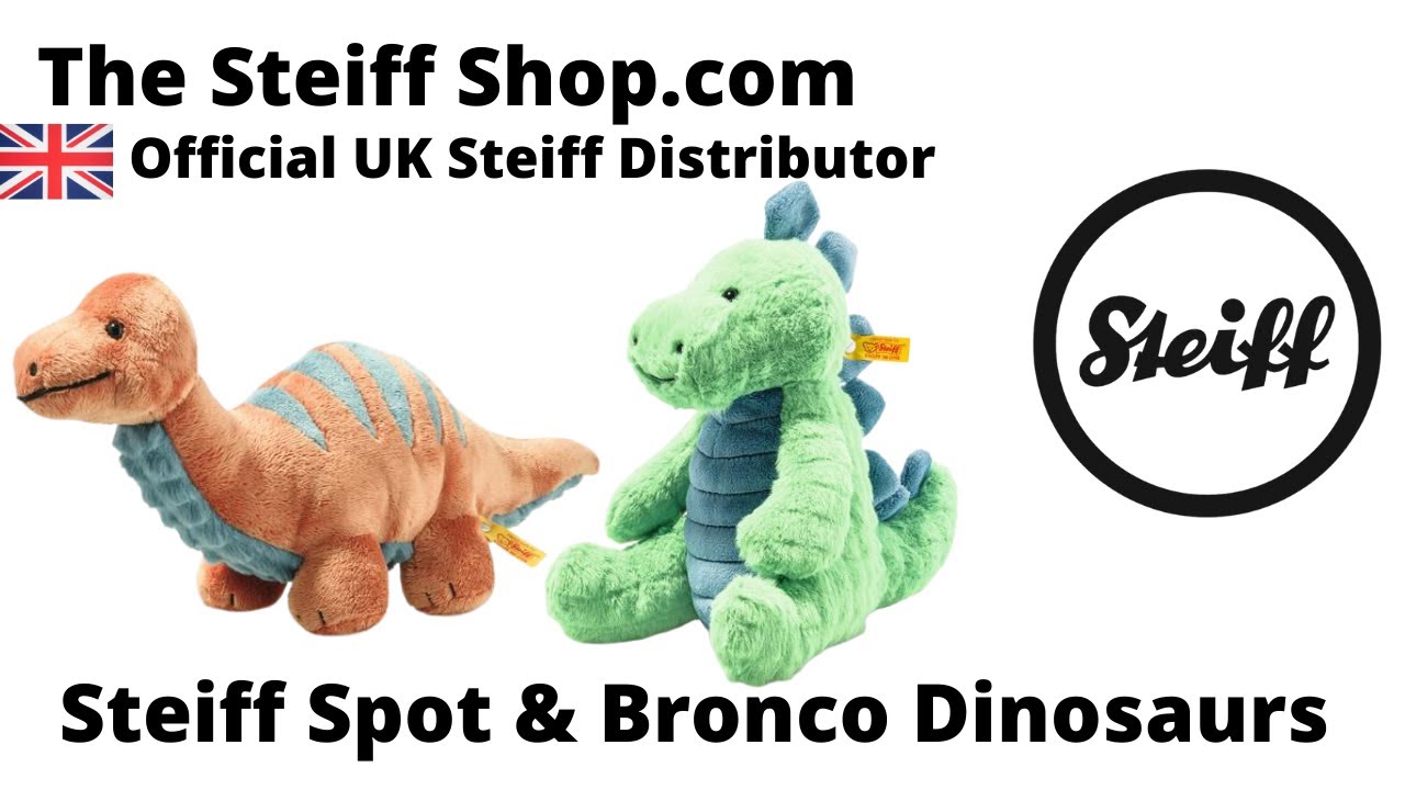 Steiff Dinosaur Spott and Bronco