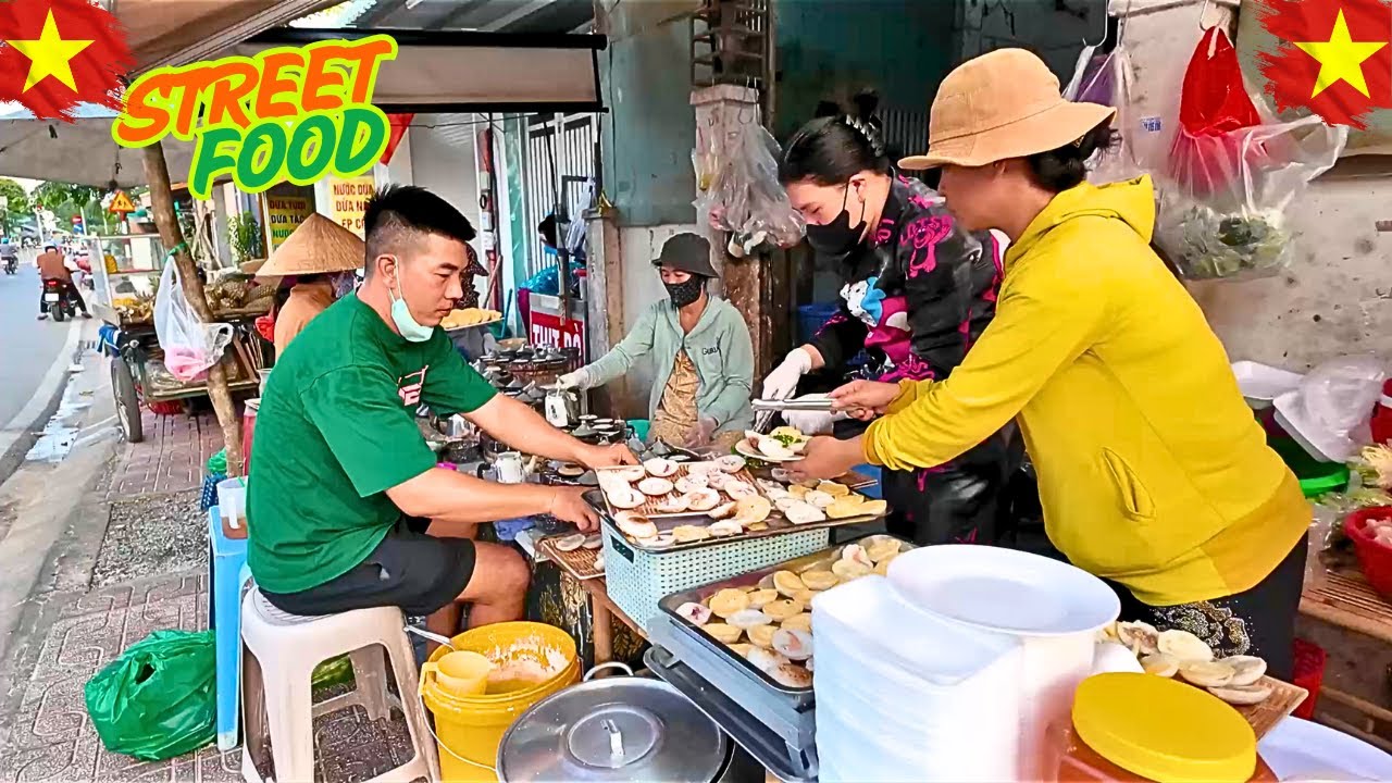Must try! Handmade street food that can be eaten on the spot // Vietnamese Street Food
