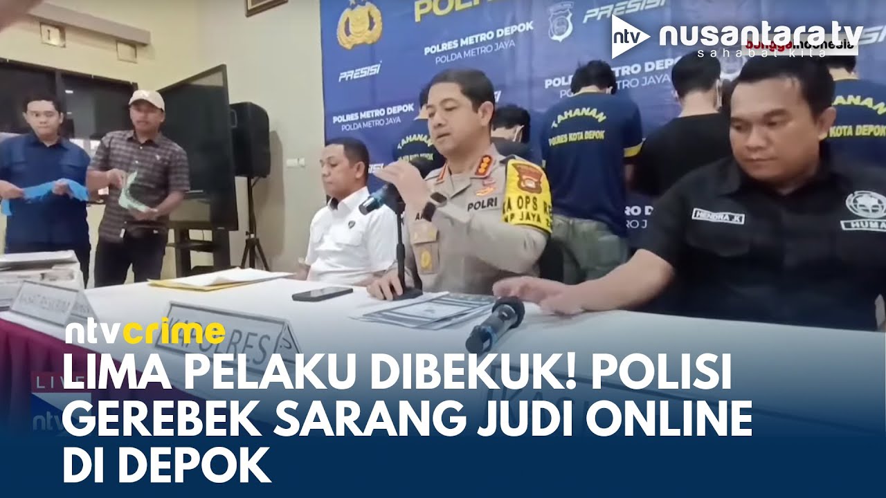 Gerebek! Tim Cyber Crime Polres Depok Bongkar Jaringan Judi Online di Depok | NTV CRIME