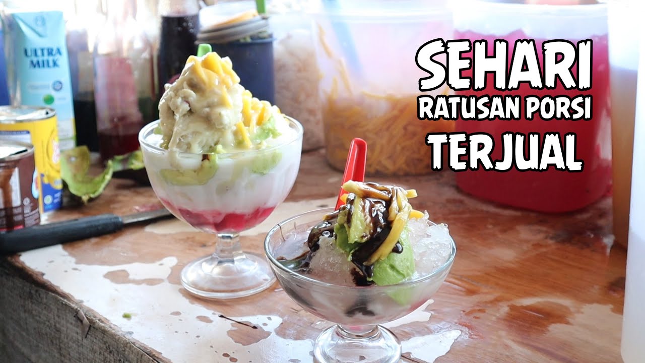 Es Teller Alpukat Durian Nangka Spesial Jumbo Segar Enak di Jogja