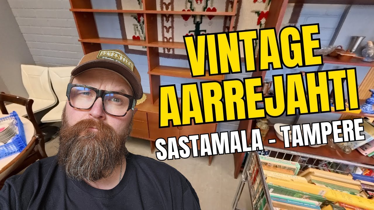 Vintage aarrejahti Sastamalassa ja Tampereella