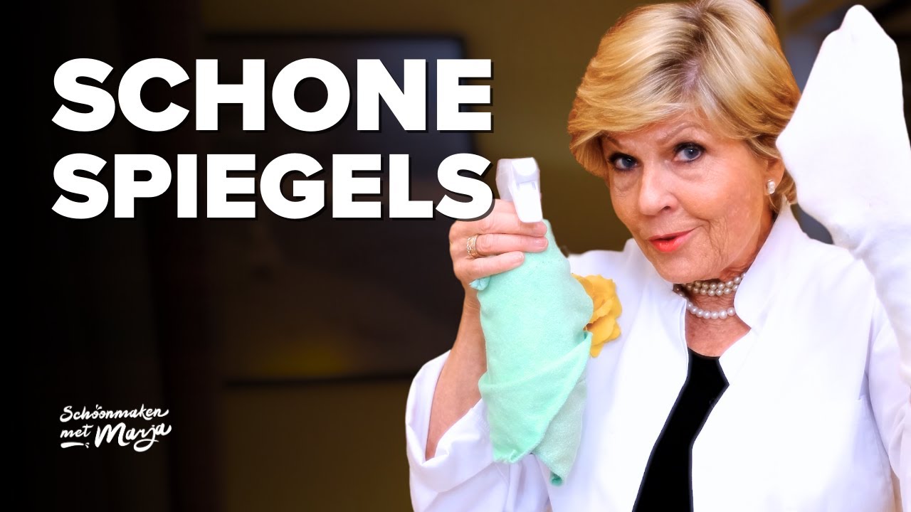 Strepen en vingerafdrukken op je spiegels? Zo zijn ze in 2 minuten weer stralend schoon ✨