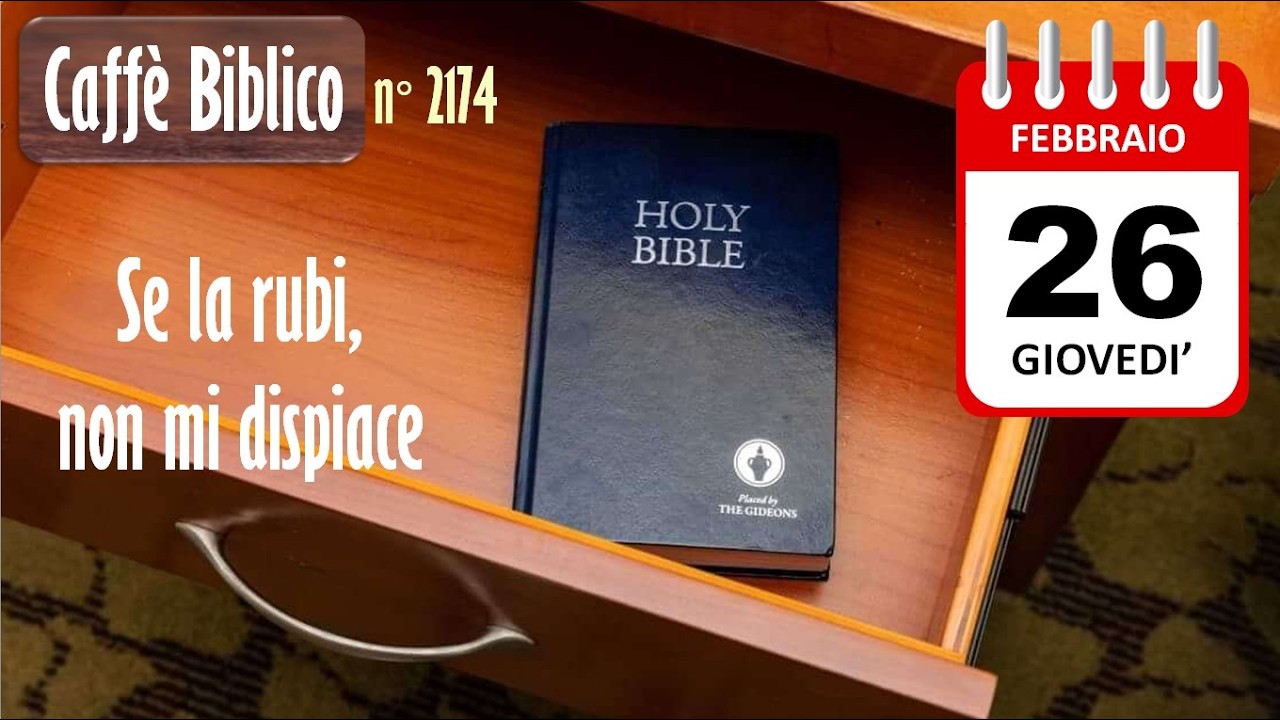 SE LA RUBI NON MI DISPIACE con il pastore Alberto Mungai