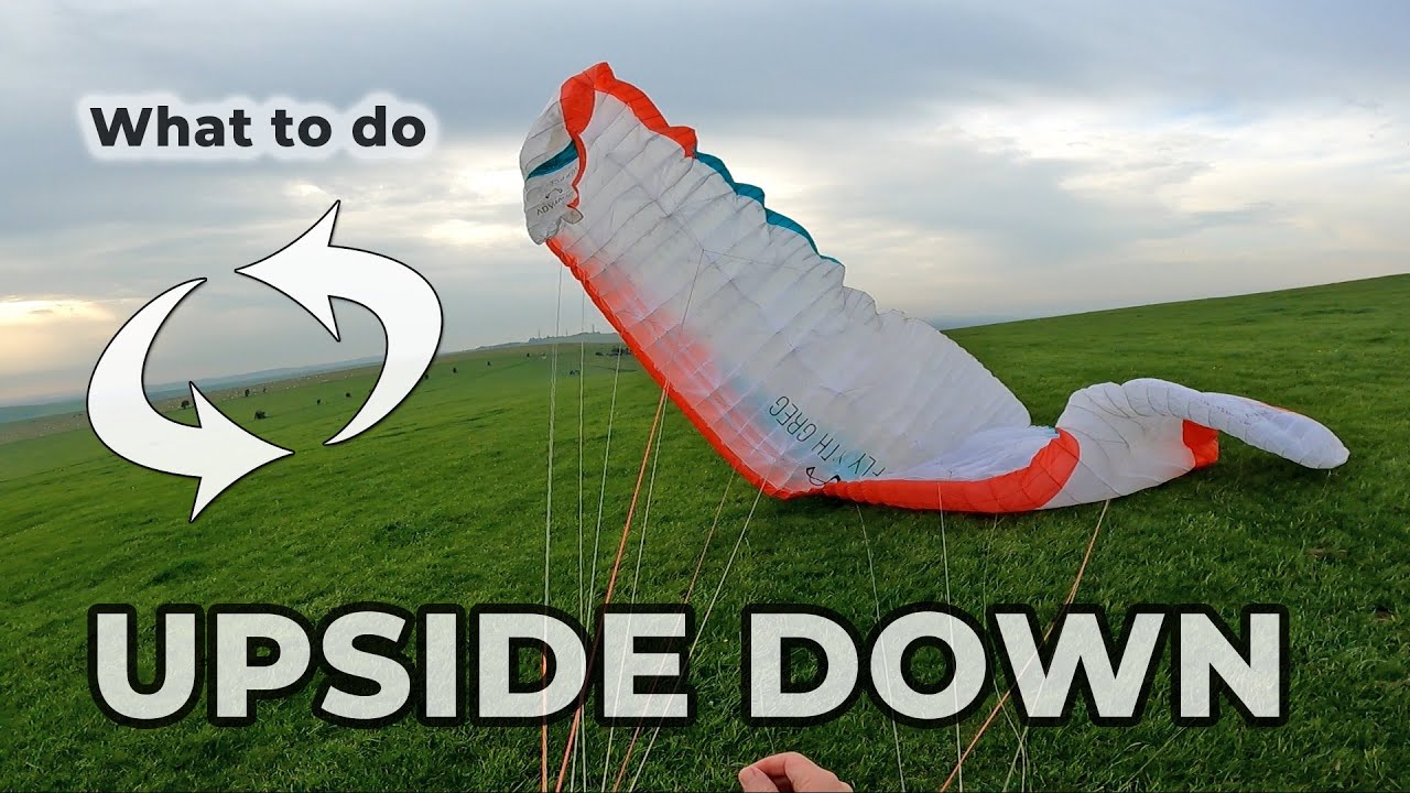 What to do when your paraglider goes UPSIDE DOWN?