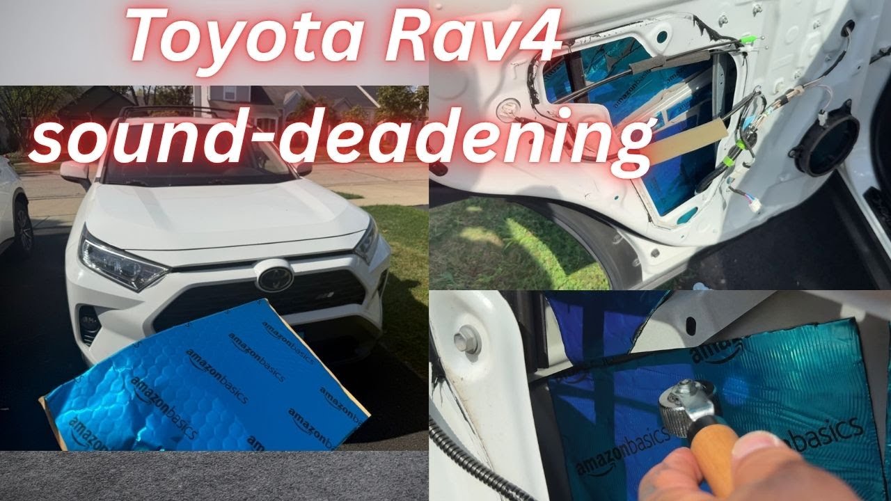 Toyota RAV4 2019–2024 гг. | Модернизация шумоизоляции (панели Amazon Basics)