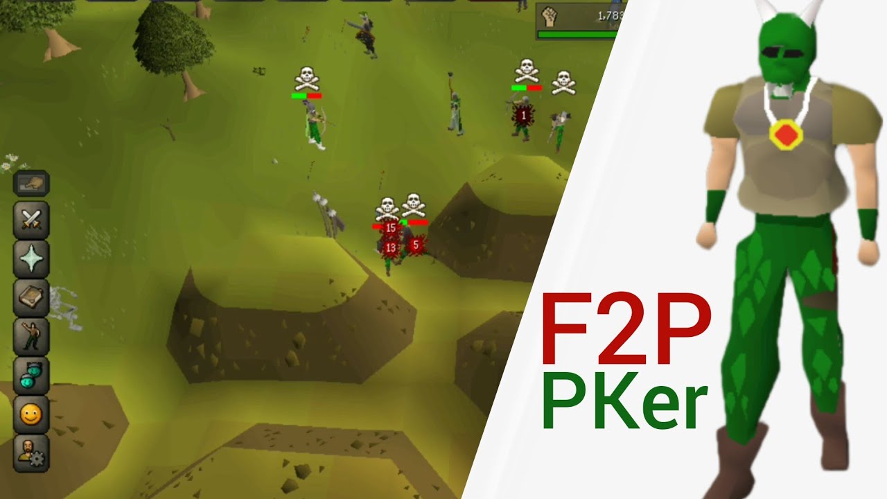 #9 OSRS mobile F2P Pure range + r2h PKing 2022