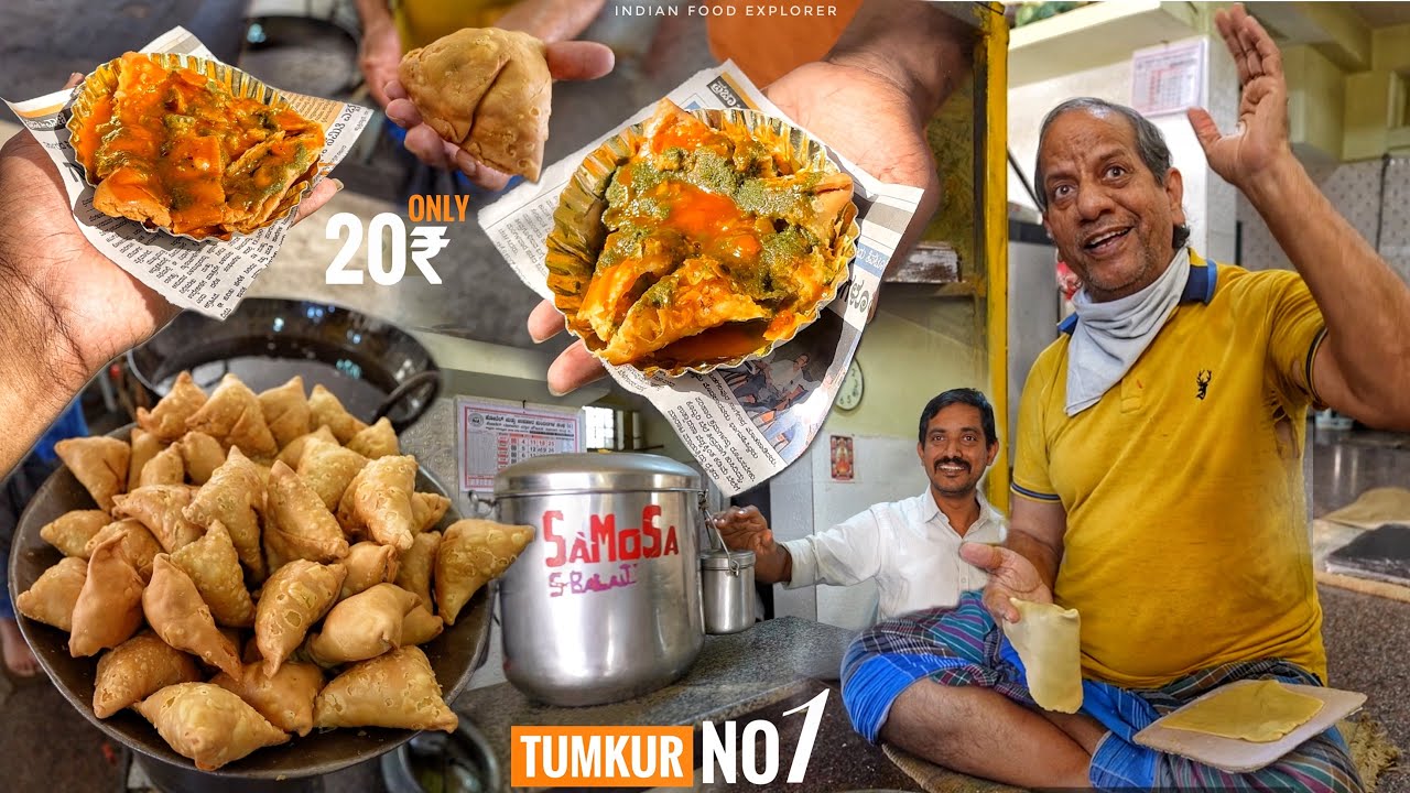 2500 Samosa Sell Everyday | Highest Selling Samosa in Tumkur | No1 Balaji Samosa | Street Food India