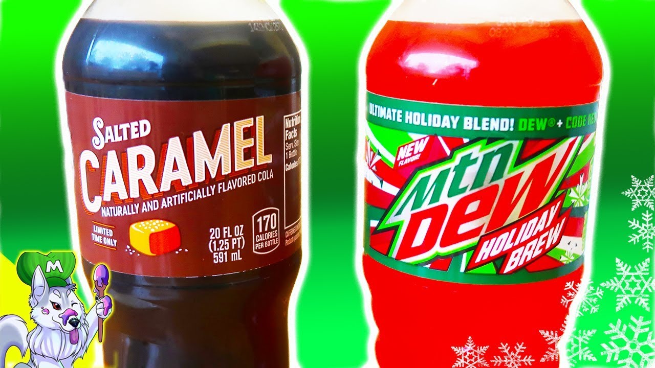 Salted Caramel Pepsi and Holiday Brew Mountain Dew | Taste Test