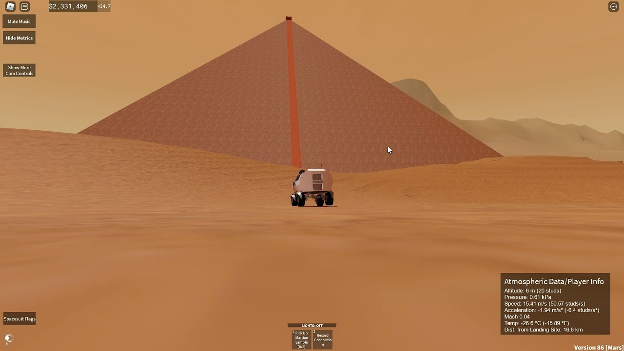 How To Find The Martian Pyramid - Roblox Space Sailors