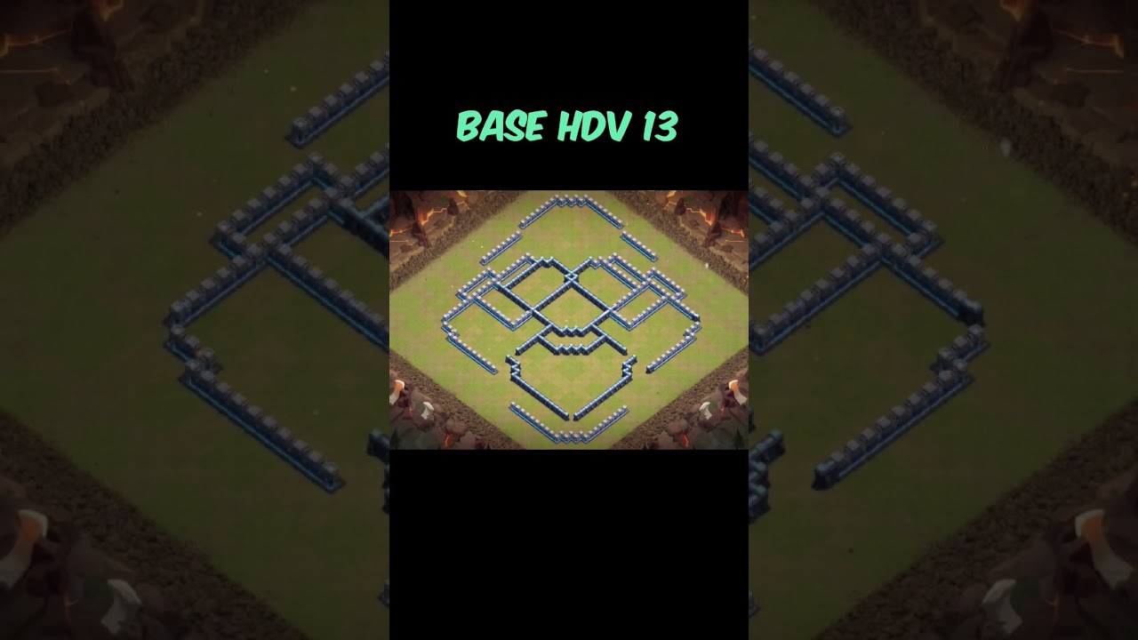 BASE HDV 13 ! #clashofclans #hdv13 #coc #shorts