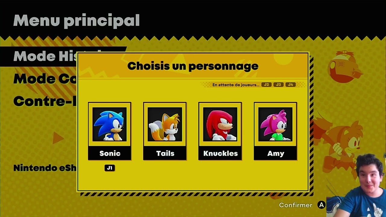 Sonic superstars sur Switch par Tristan l'autiste gamer