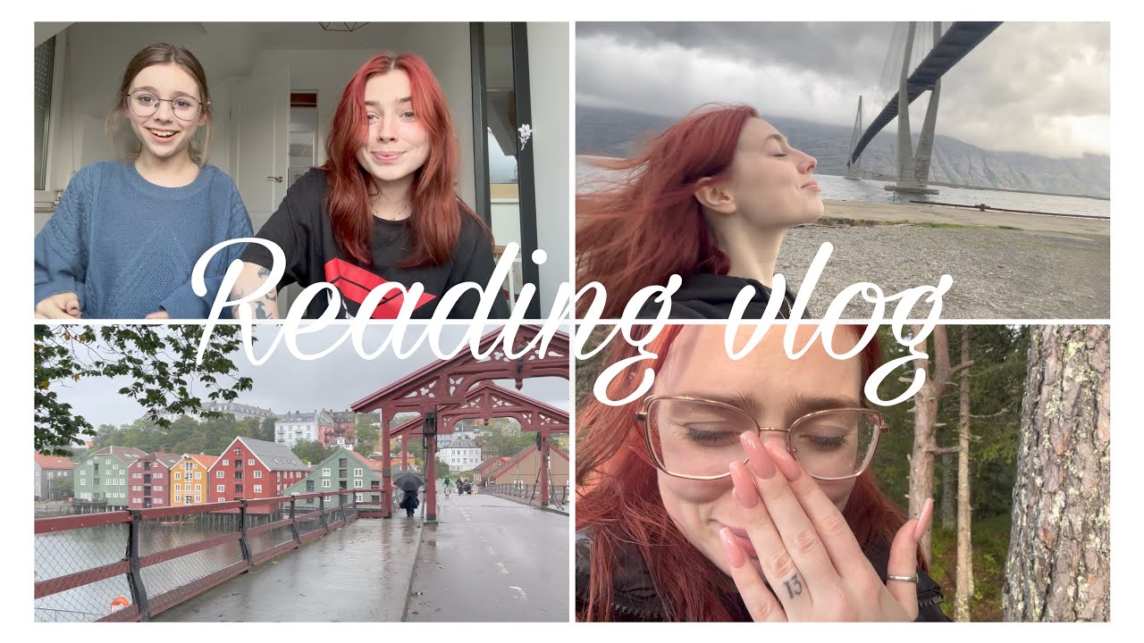 Wyjazd do Norwegii, dyskusja o smutnych duchach, spanie pod mostem i ładne widoczki ❤️READING VLOG