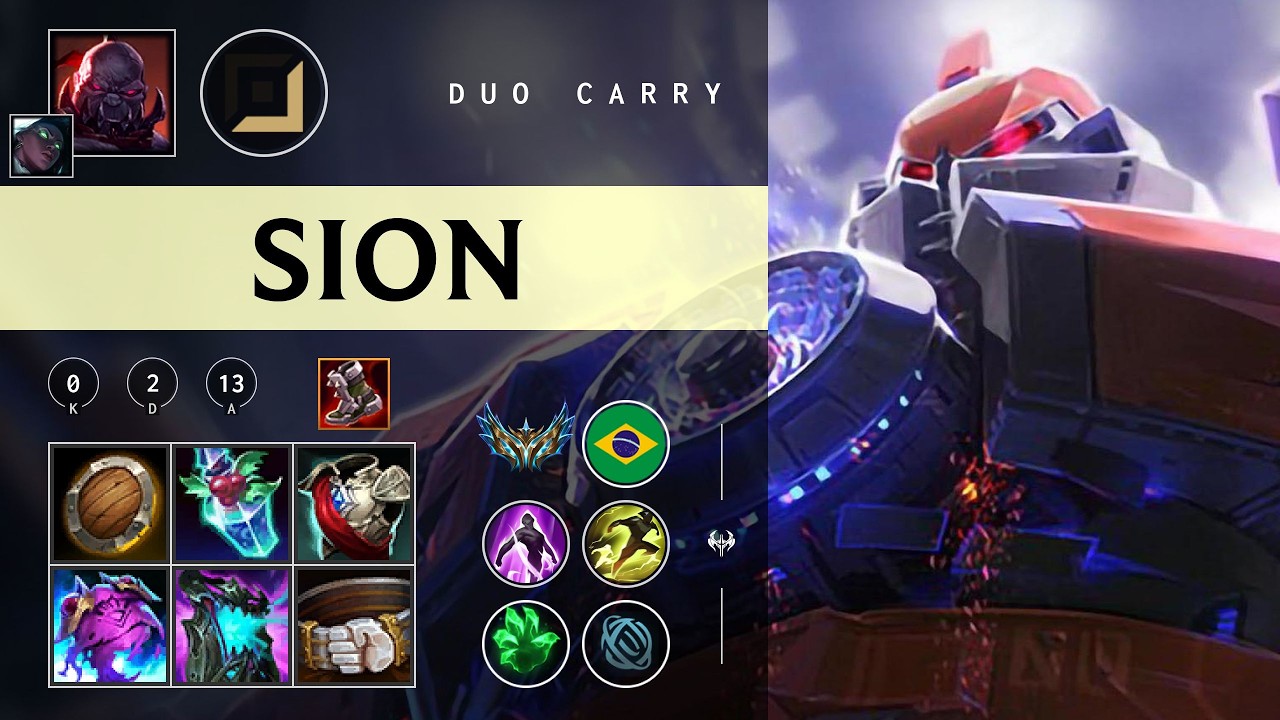 Sion Carry vs Ezreal - BR Challenger Patch 26.05