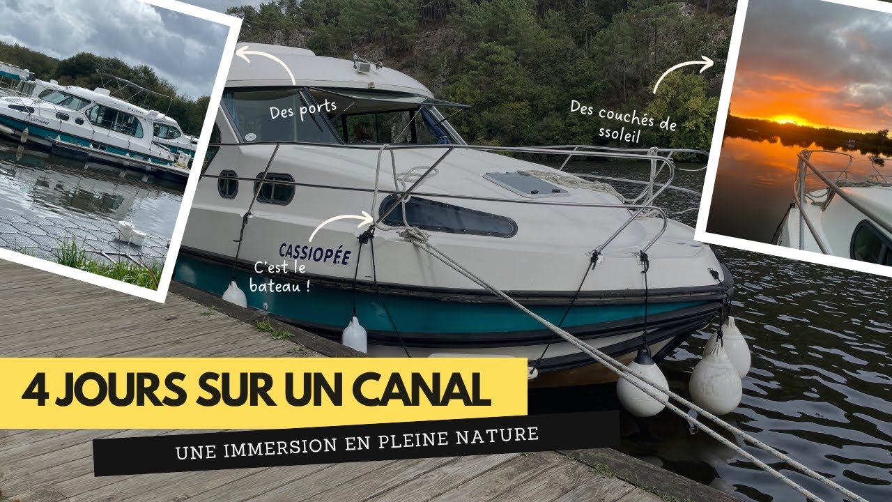 Croisière fluviale sur le canal de Nantes à Brest (vidéo cinématique) 