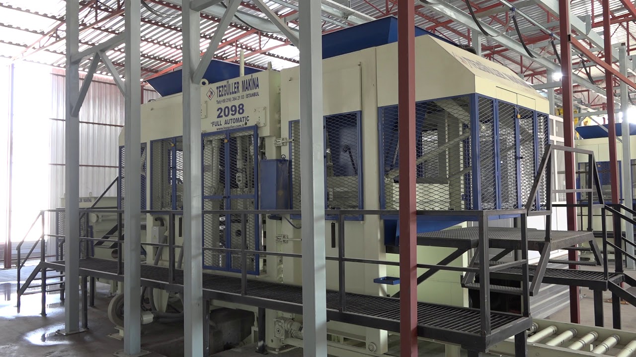 Concrete Block, Concrete Paving Stone, Beton Parke Taşı Makinası , 2098 Fully Automatic, Tezguller