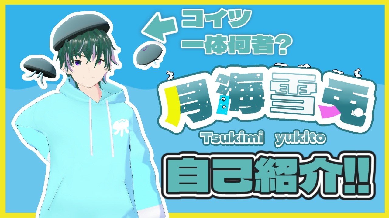 【こいつ誰?!】月海雪兎の自己紹介動画!僕のことを知ってください!