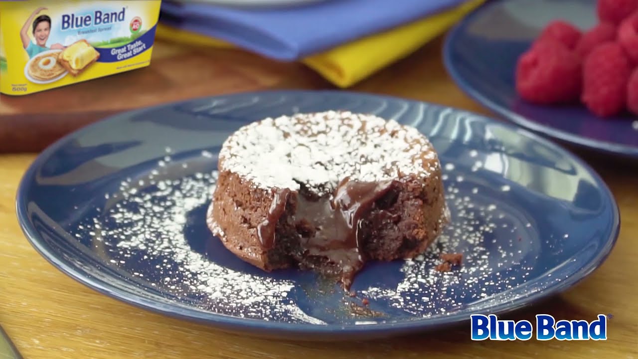 Blue Band Chocolate Lava Cake | Blue Band Recipes