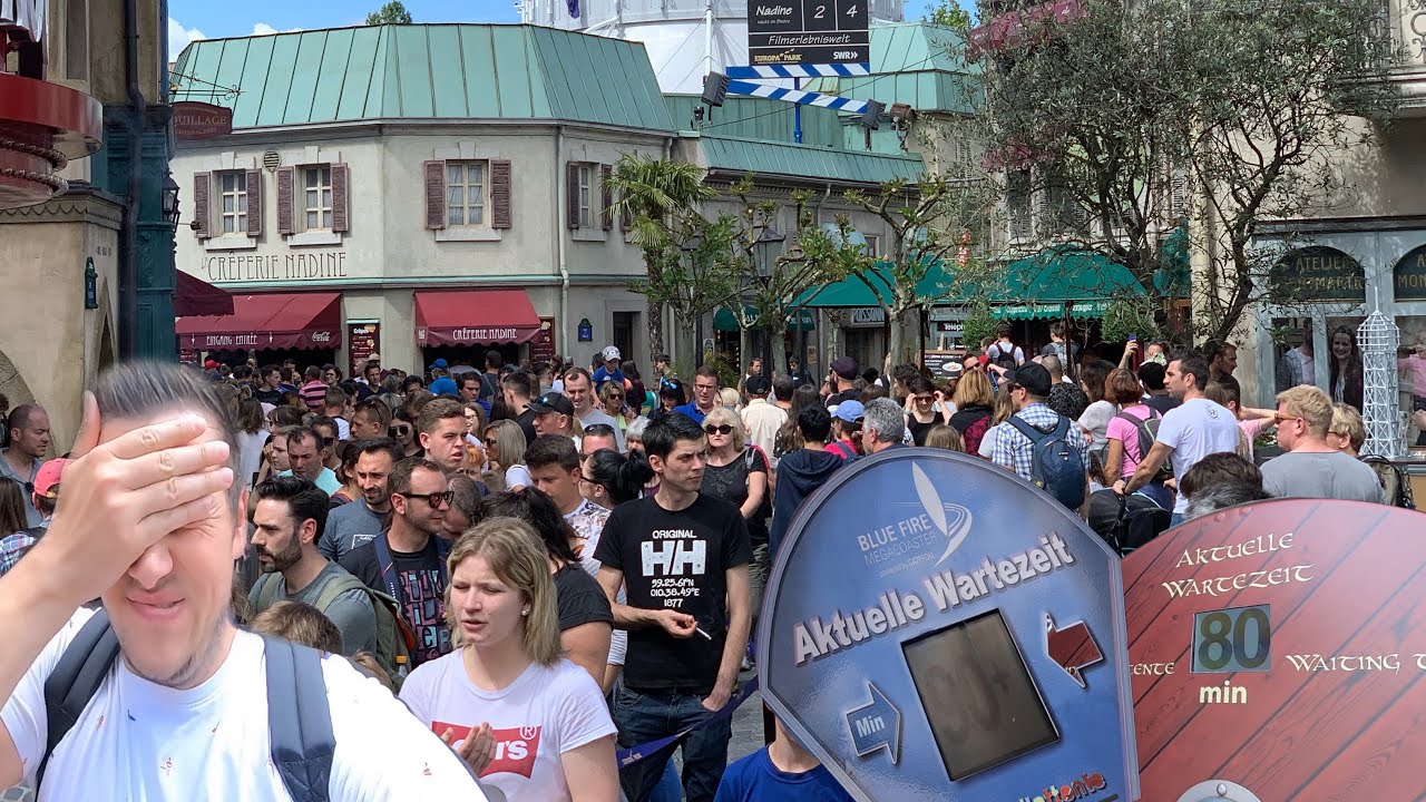 Brückentag im EUROPA-PARK - 90 Minuten Wartezeit, Menschen, Autos |Epfan95 Videoblog|